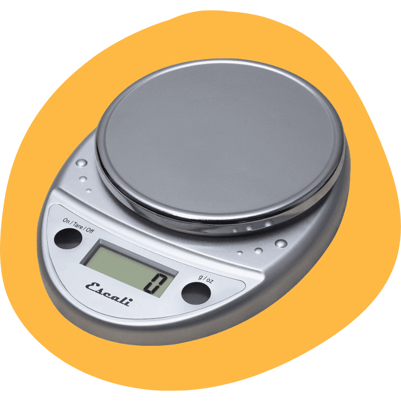 Escali Primo Digital Food Scale — Chrome