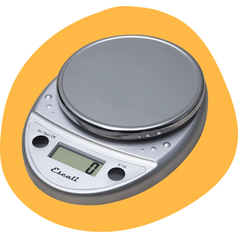 Escali Primo Digital Food Scale — Chrome