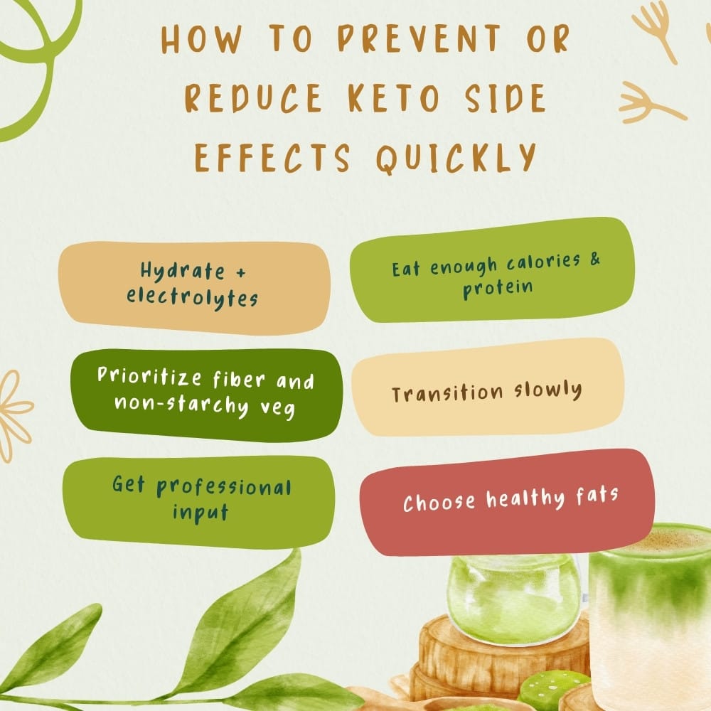 How to prevent or reduce keto side effects quickly How to prevent or reduce keto side effects quickly