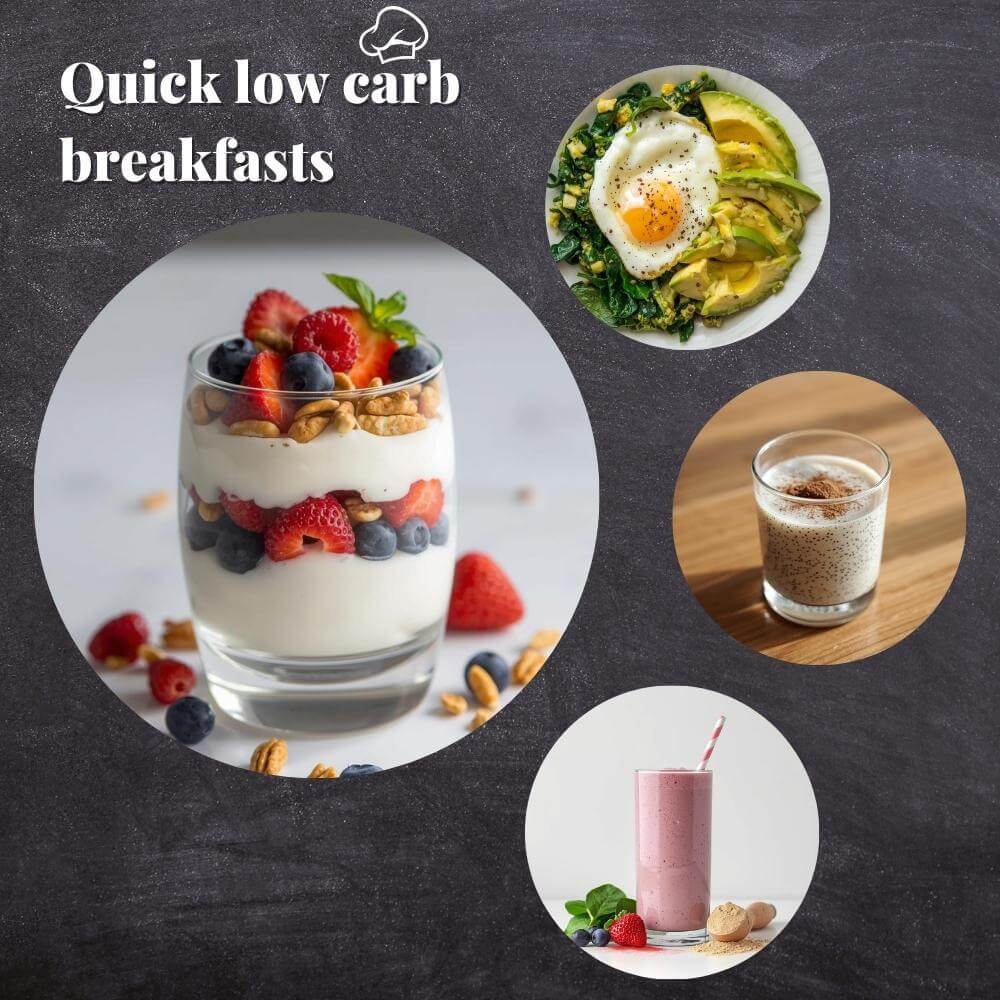 Quick low carb breakfasts