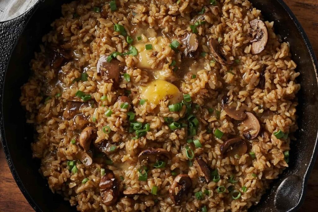 Mushroom “Rice” Pilaf