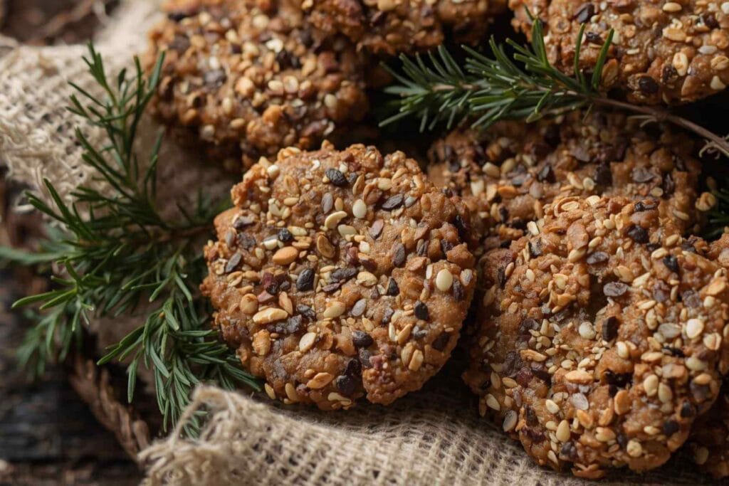 Seeded crispbread & crackers