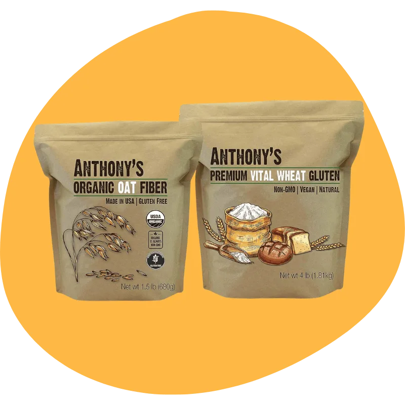 Vital Wheat Gluten & Organic Oat Fiber