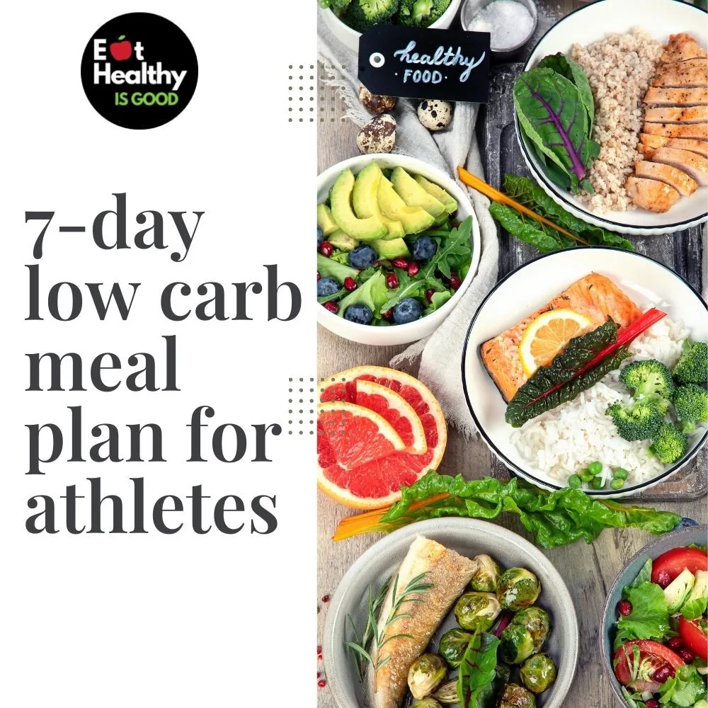 7-day low carb meal plan for athletes
