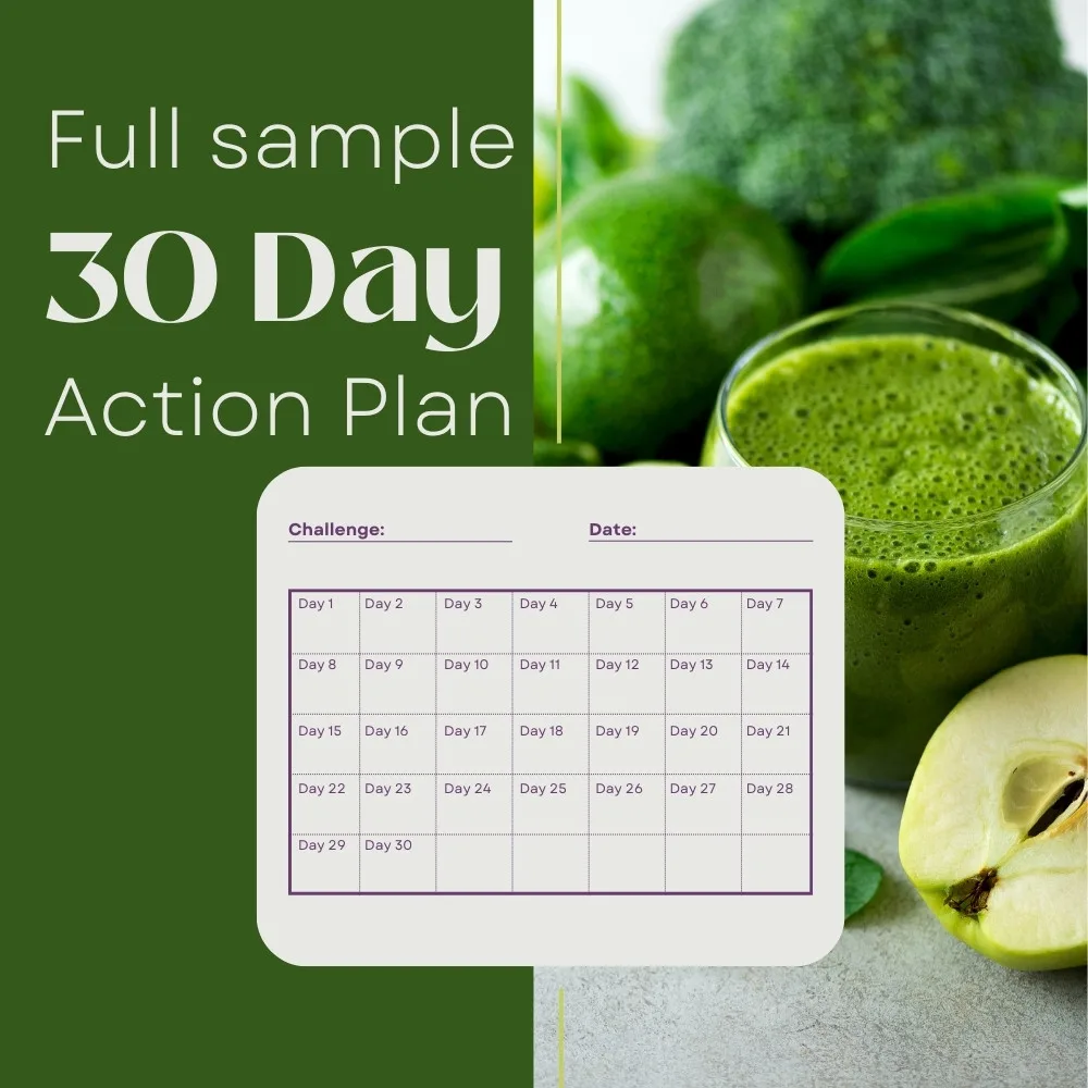 Full sample 30-day action plan