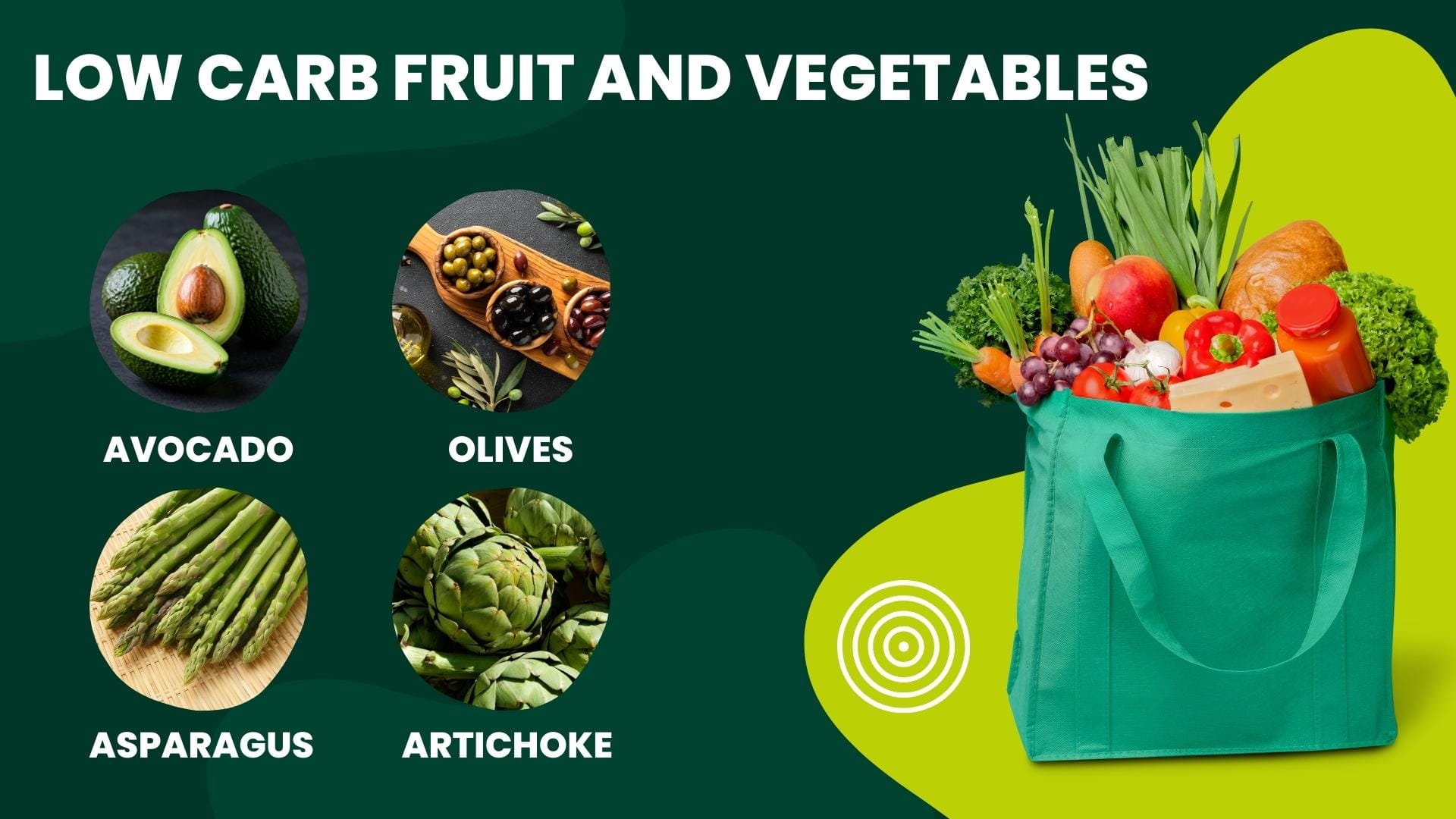 Low carb fruit, vegetables