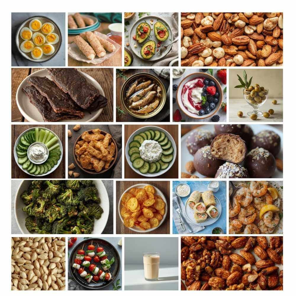 Top 20 Keto Snacks (ready now or in minutes)