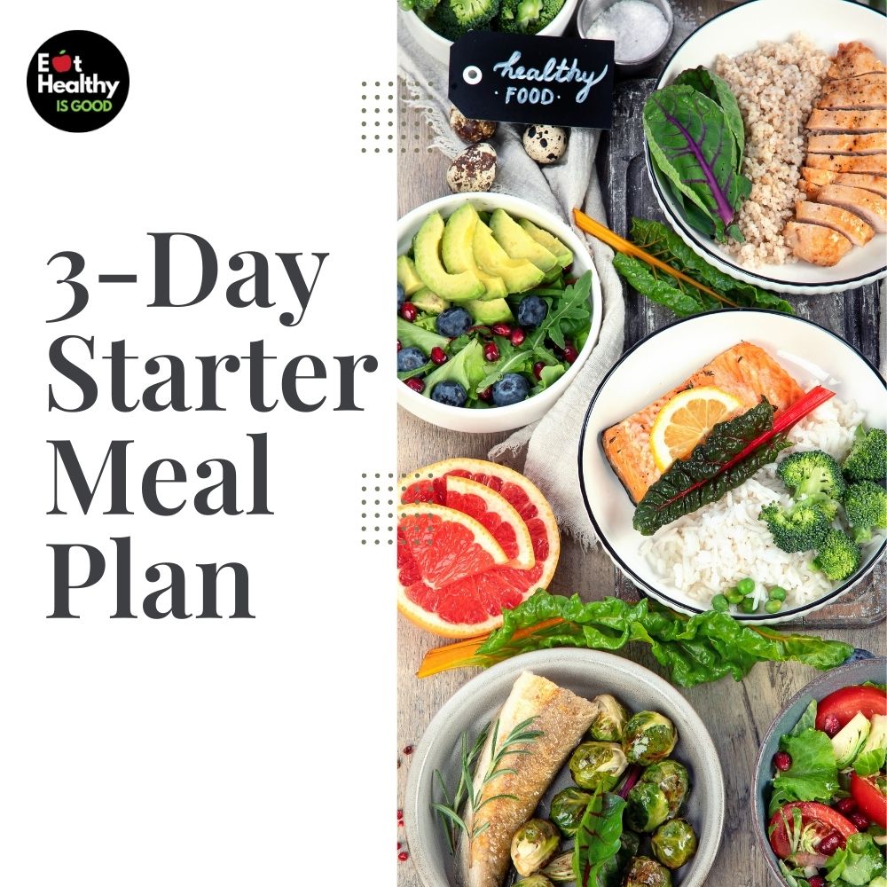 3-Day Starter Meal Plan (vegetarian, low carb)