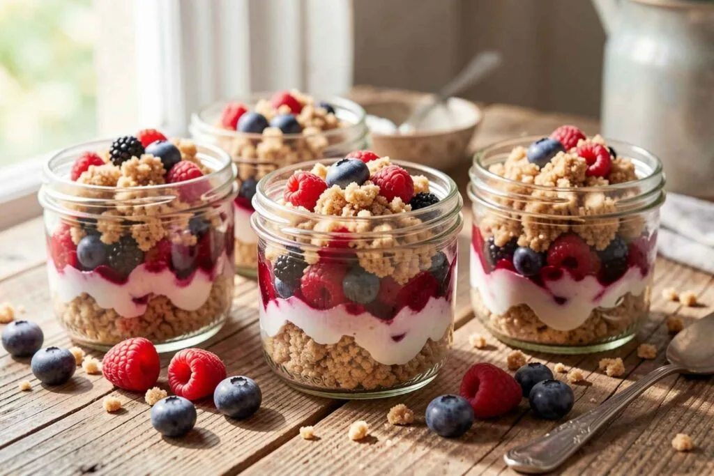 Low Carb Berry Crumble