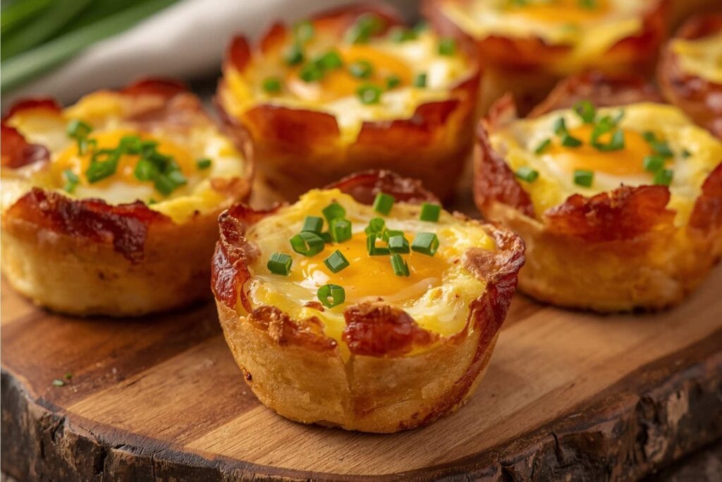 Bacon and egg cups