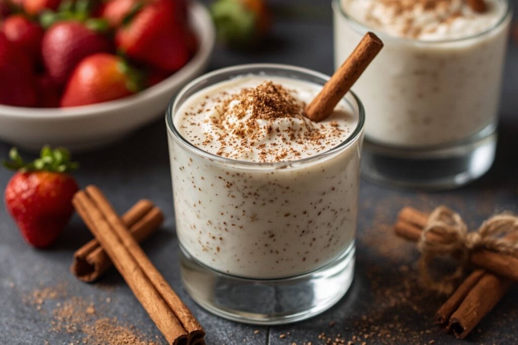 Chia pudding with vanilla and cinnamon