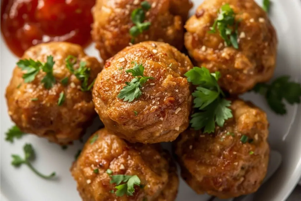 Keto Air Fryer Meatballs