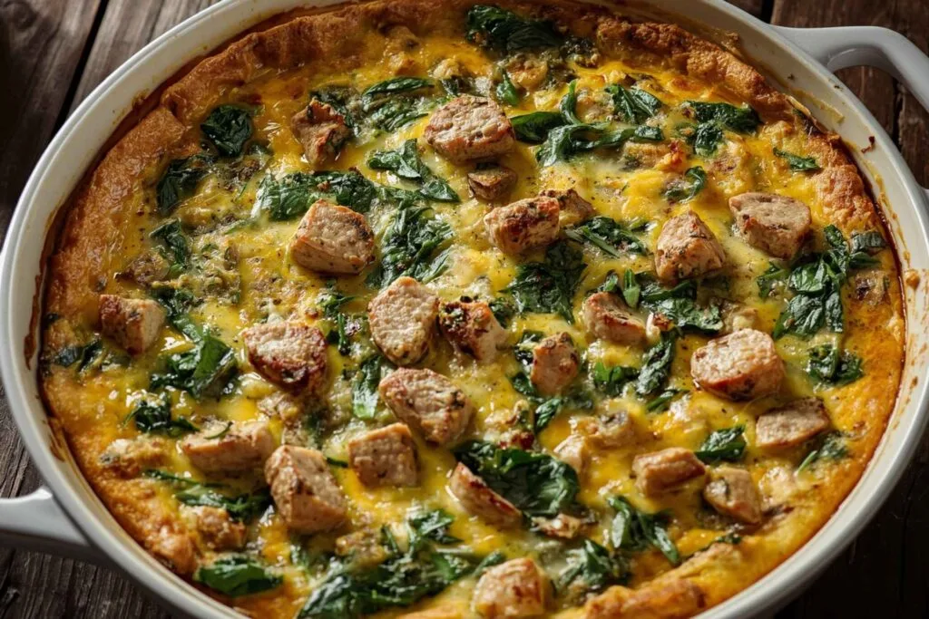 Keto Sausage Breakfast Casserole