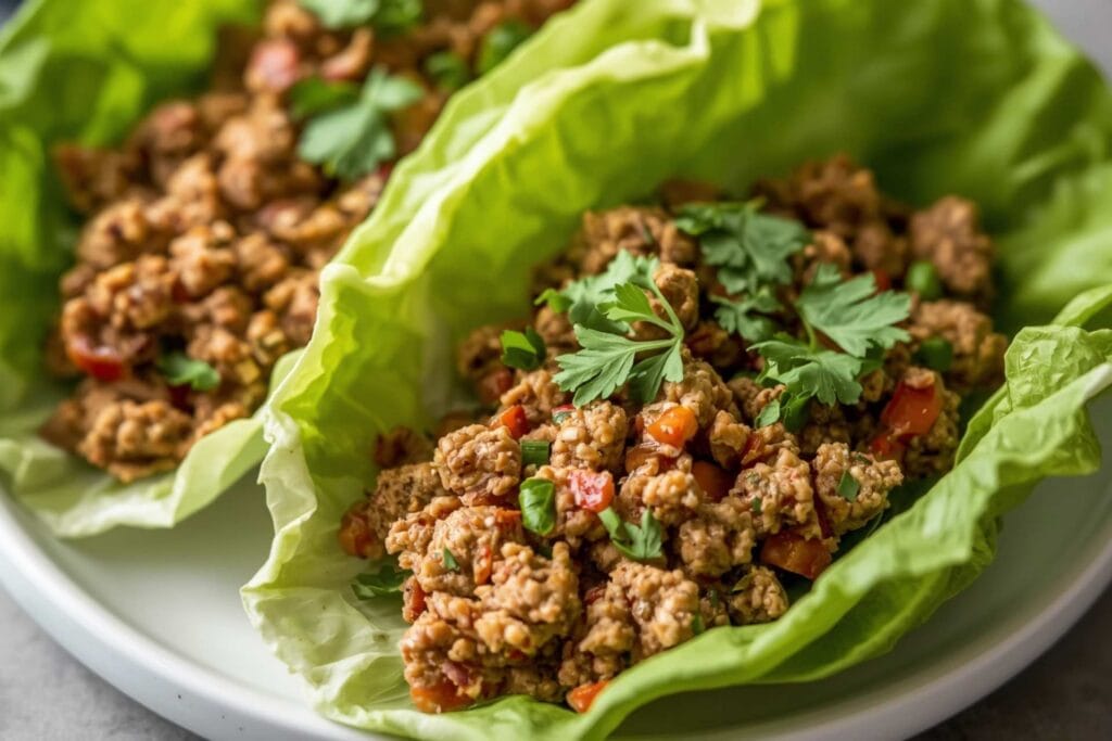 Keto Turkey Lettuce Wraps