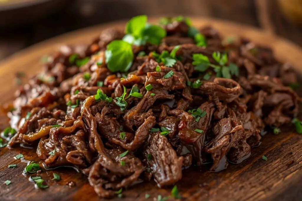 Slow Cooker Shredded Beef