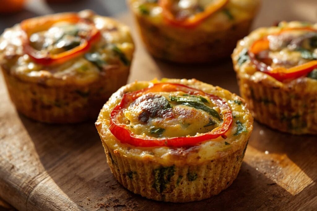 Veggie frittata muffins