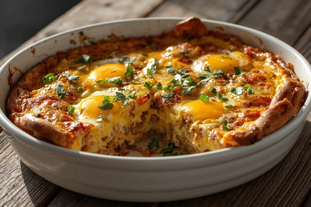 Keto Sausage Egg Breakfast Casserole