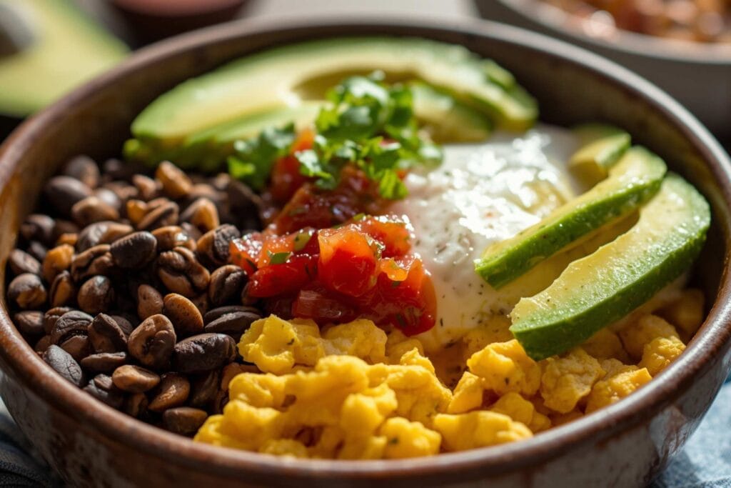 Low Carb Breakfast Burrito Bowls