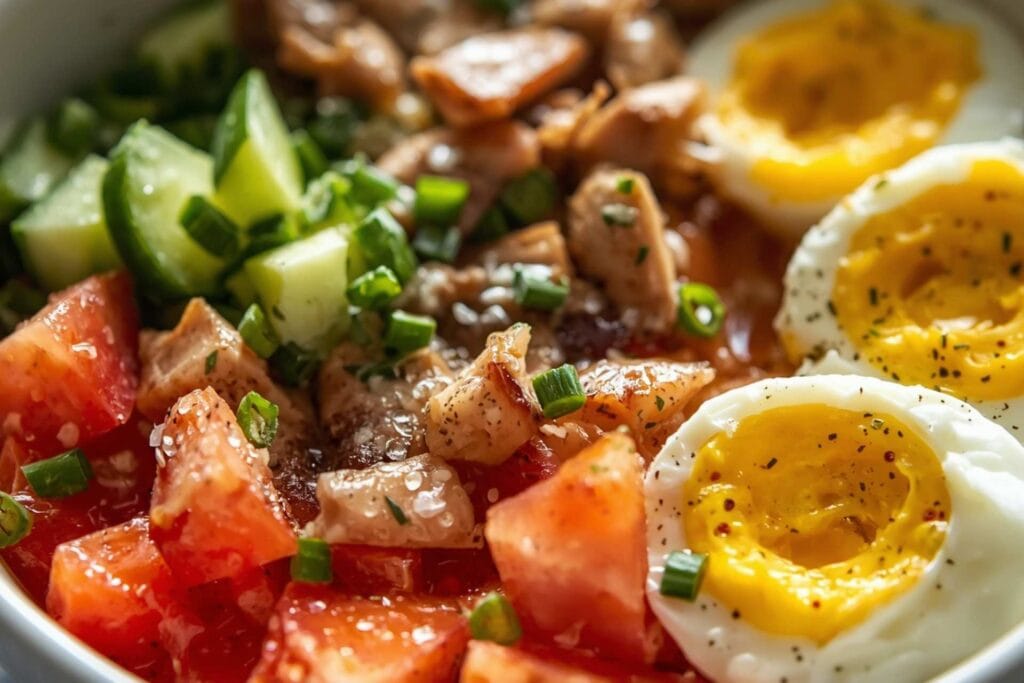Cottage Cheese Breakfast Bowl with Savory Add-Ins