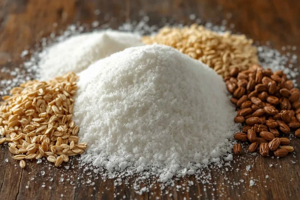 Grains, sugar, and starches