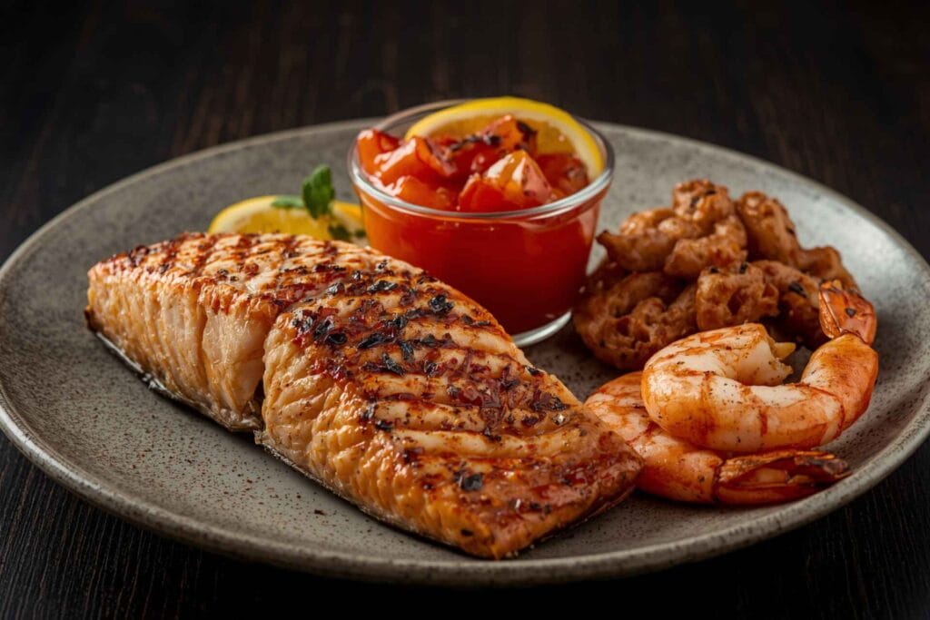 Proteins and seafood