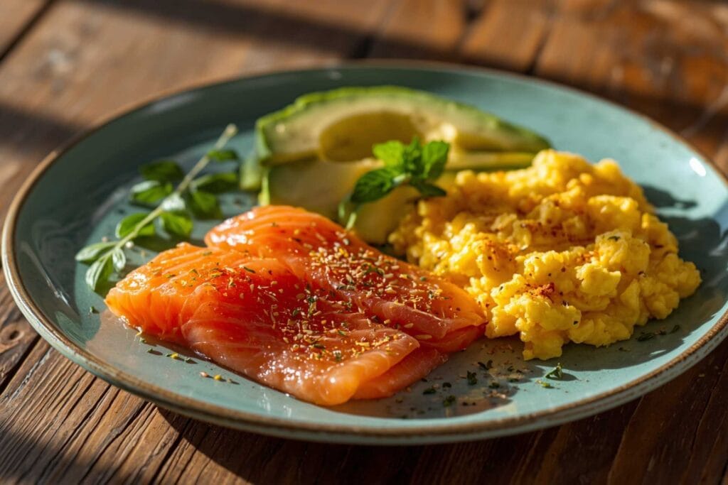Smoked Salmon Breakfast Plate