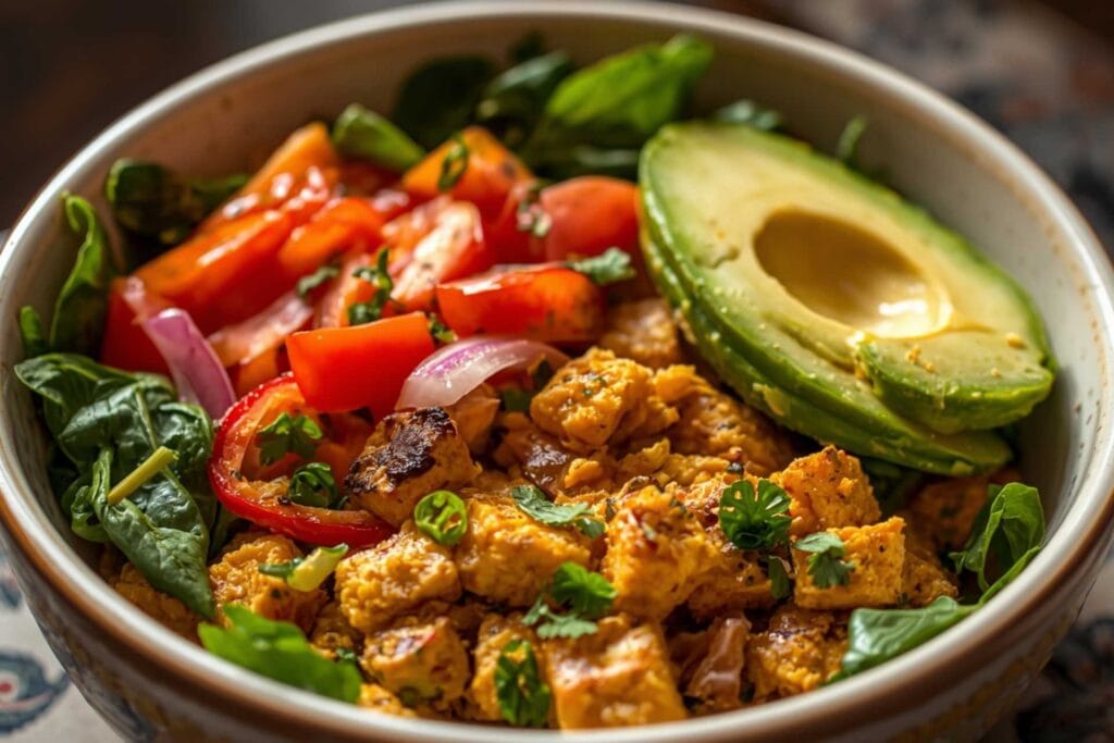 Tofu Scramble Breakfast Bowl