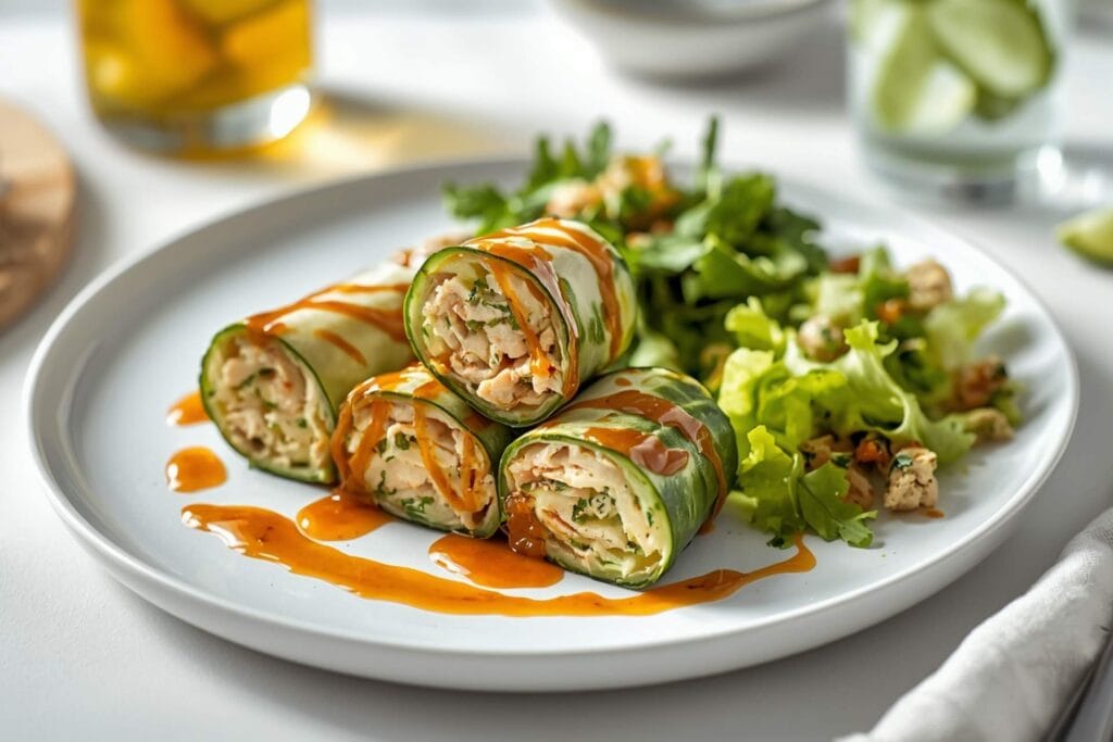 Turkey Cucumber Roll-Ups