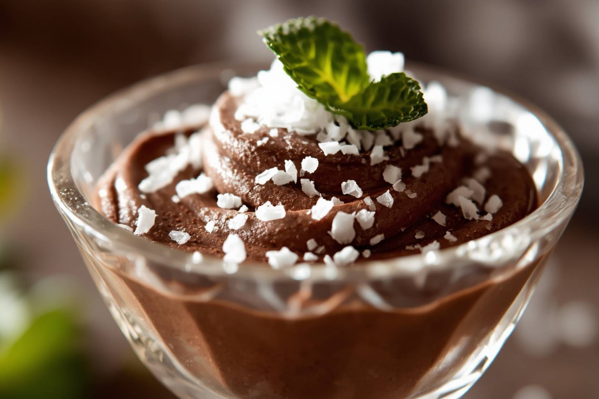Chocolate coconut mousse