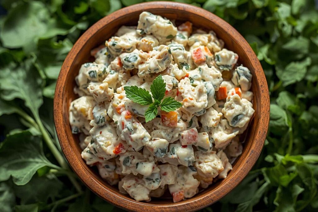 Classic Creamy Low Carb Chicken Salad