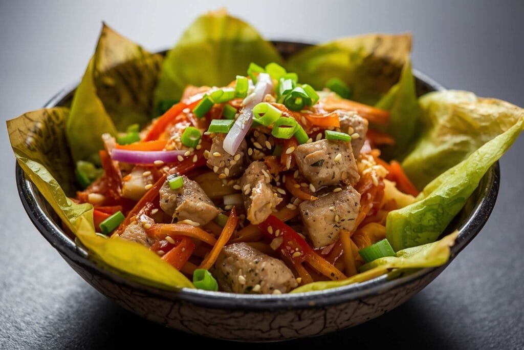 Egg Roll in a Bowl with Cauliflower Rice