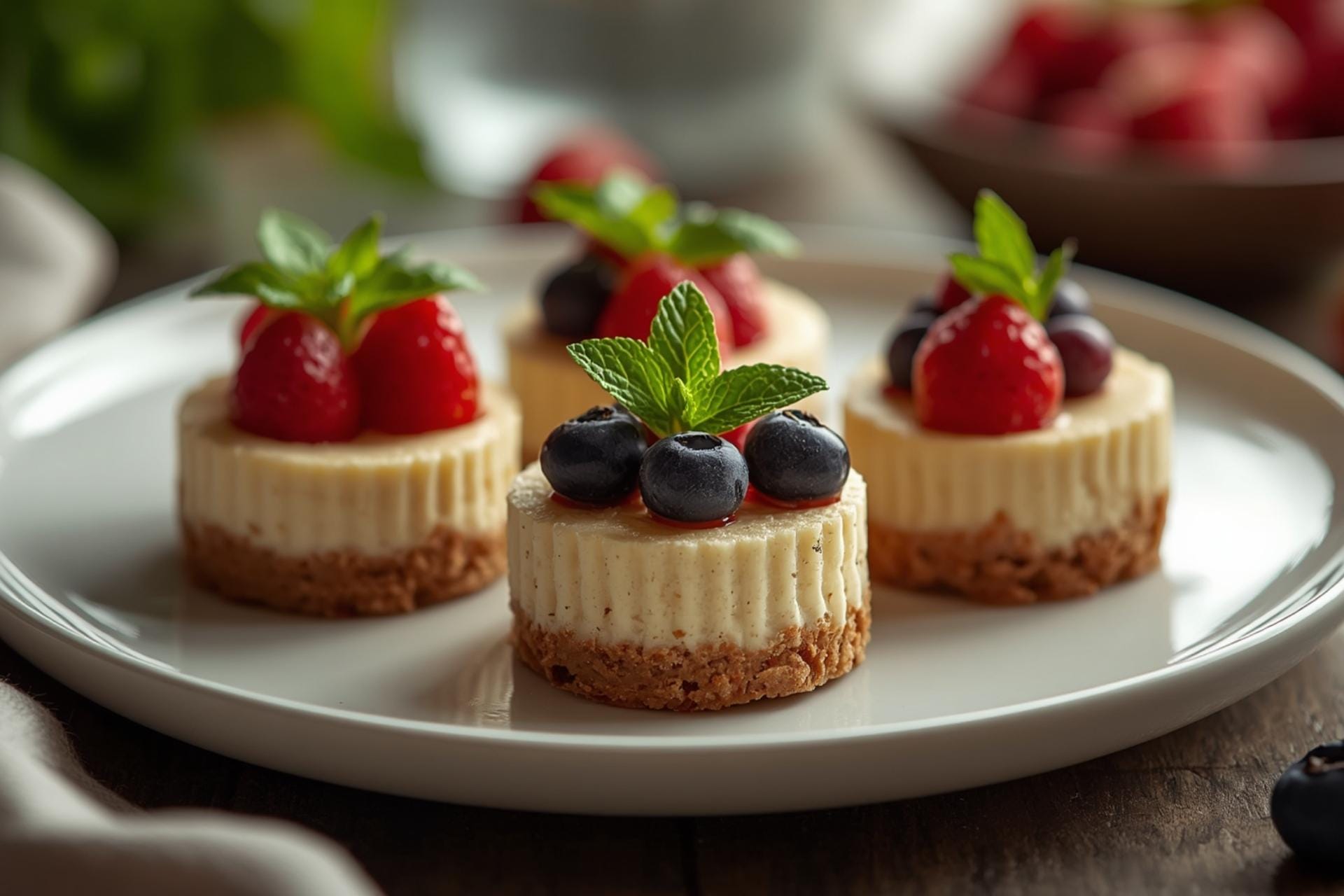 Keto cheesecake bites or fluff