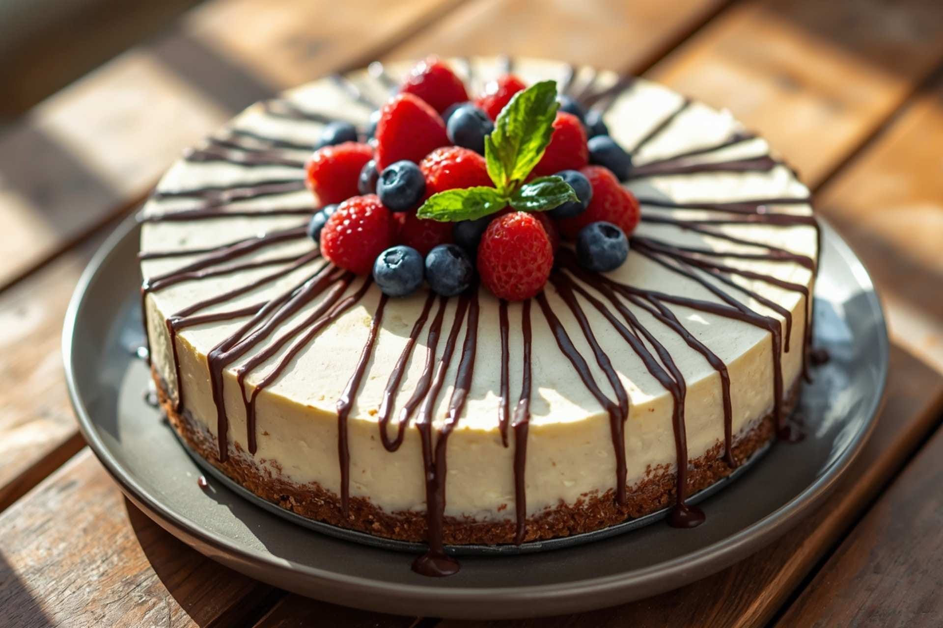 No-bake keto cheesecake