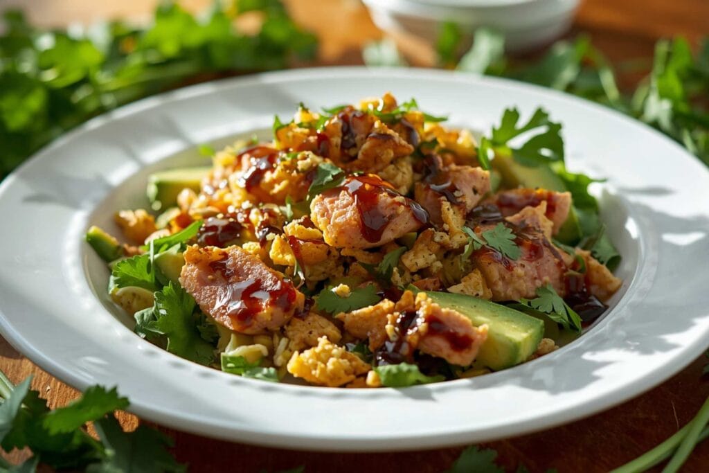 Tuna Avocado Crunch Salad