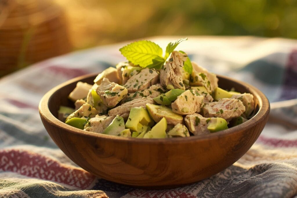 Tuna Avocado Salad Bowls