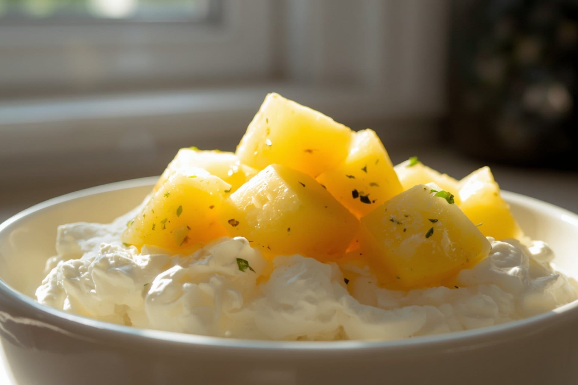 Cottage Cheese with Pineapple