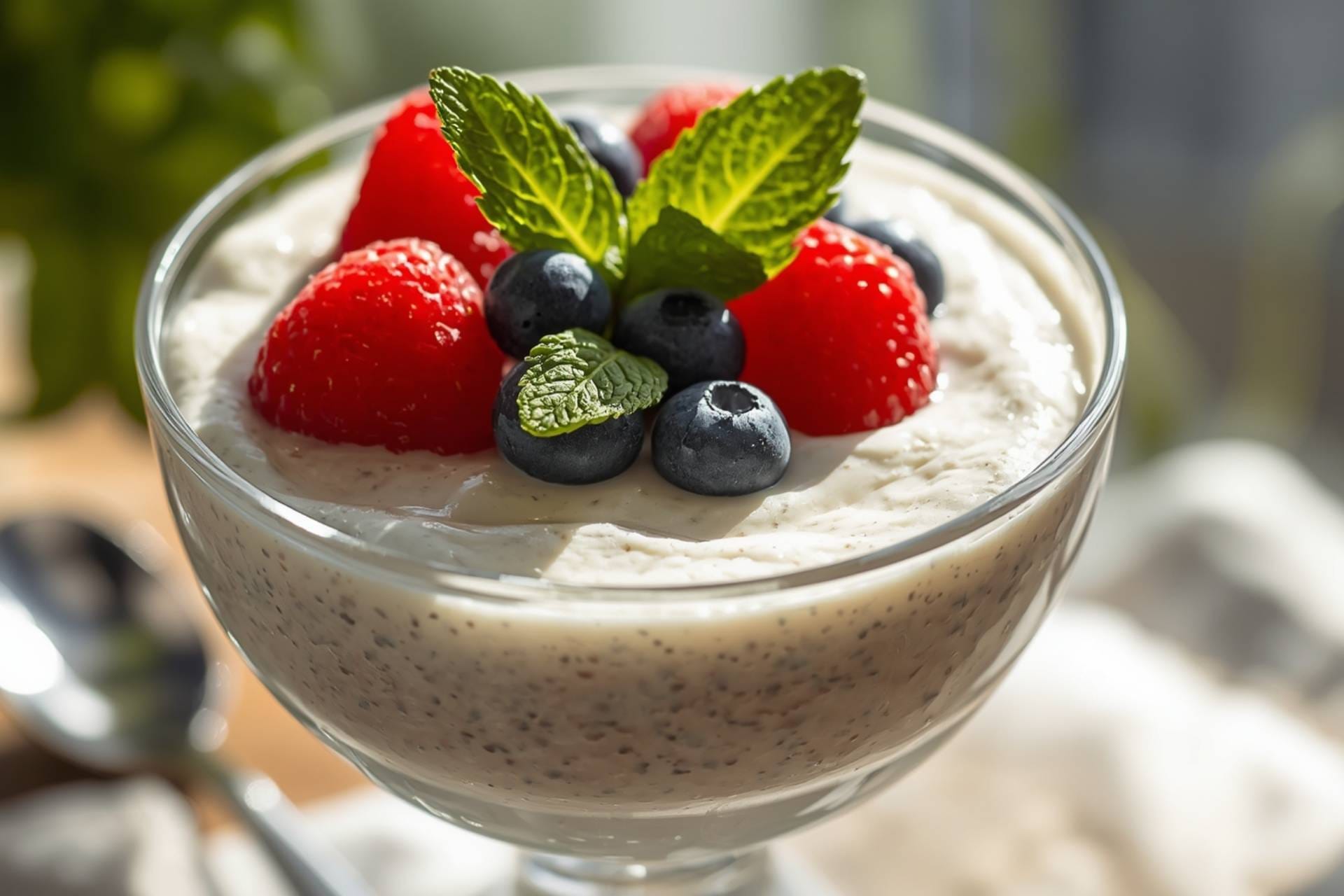 Creamy Vanilla Coconut Chia Pudding