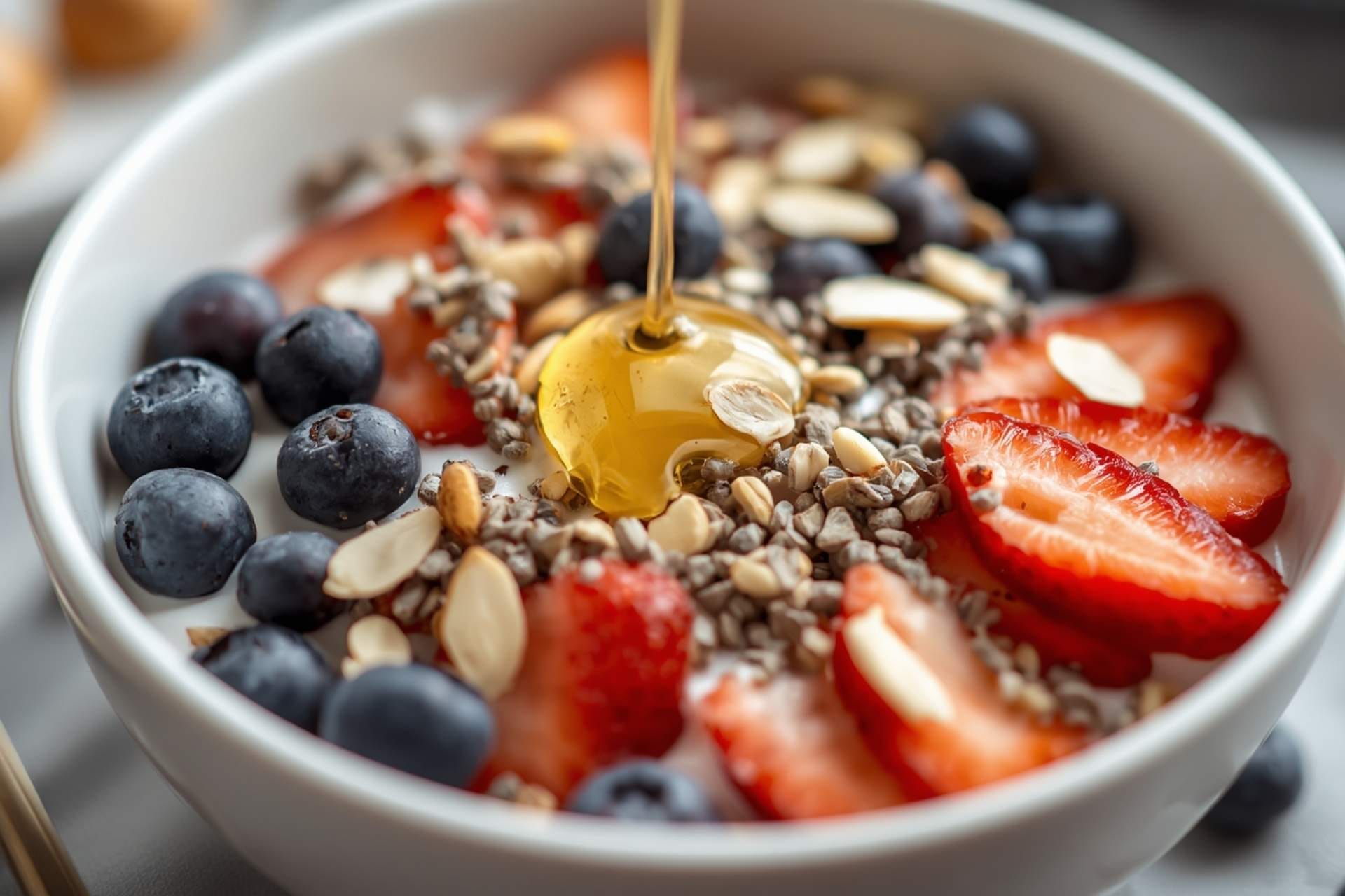 Greek Yogurt Berry Bowl