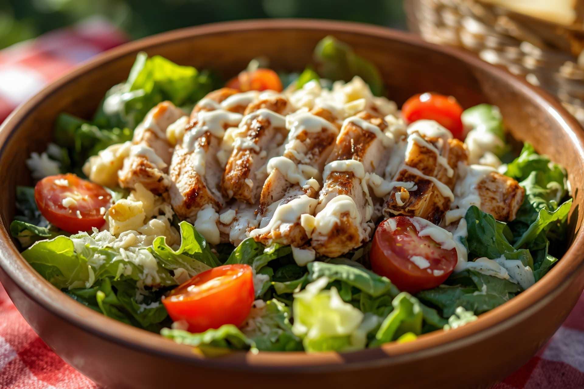 Grilled Chicken Caesar Salad