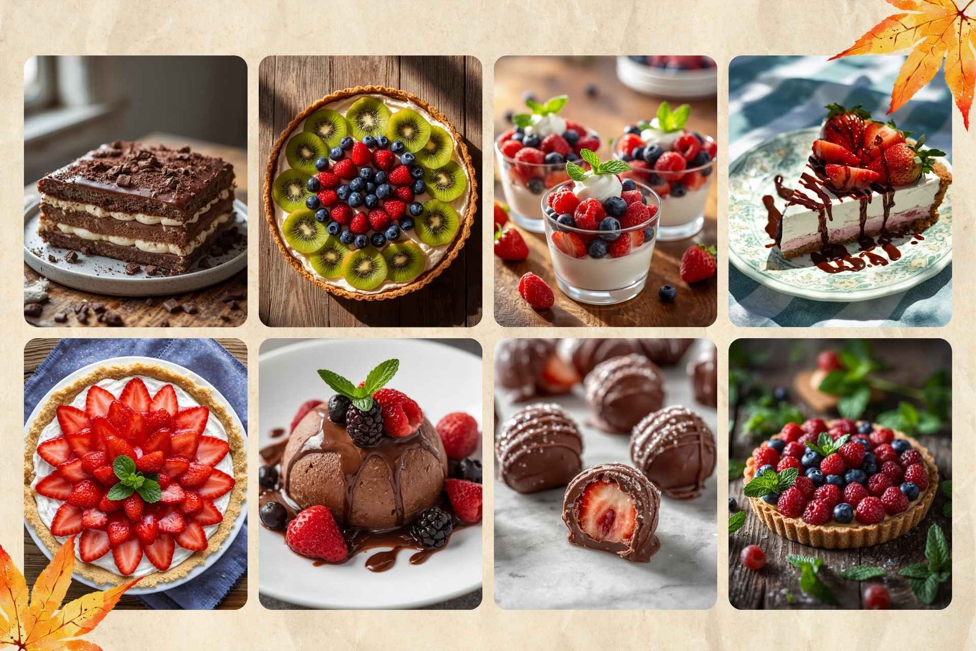 Icebox desserts, fruit-forward tarts, and freezer-friendly sweets