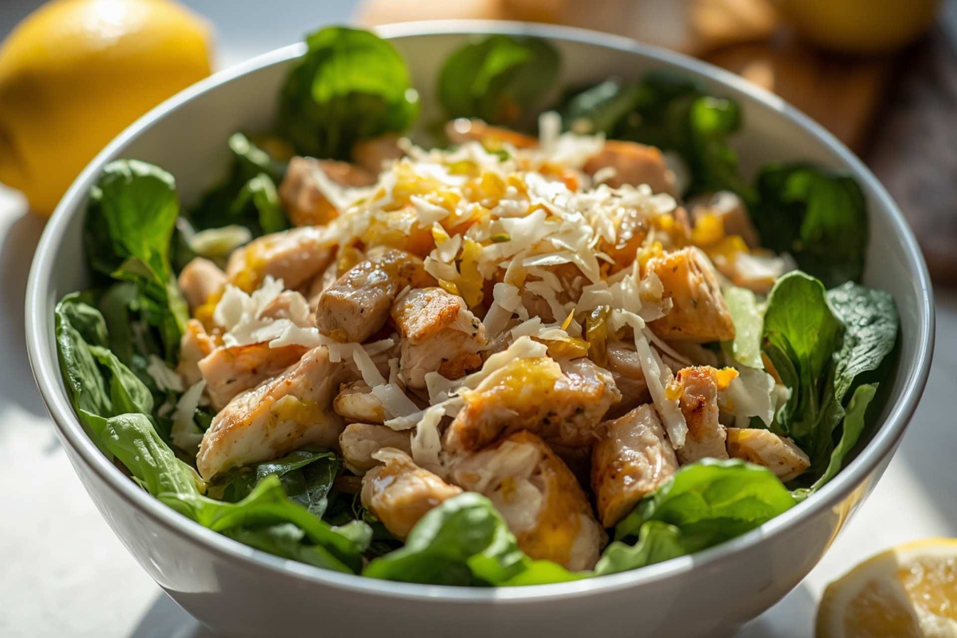 Lemon Coconut Chicken Salad