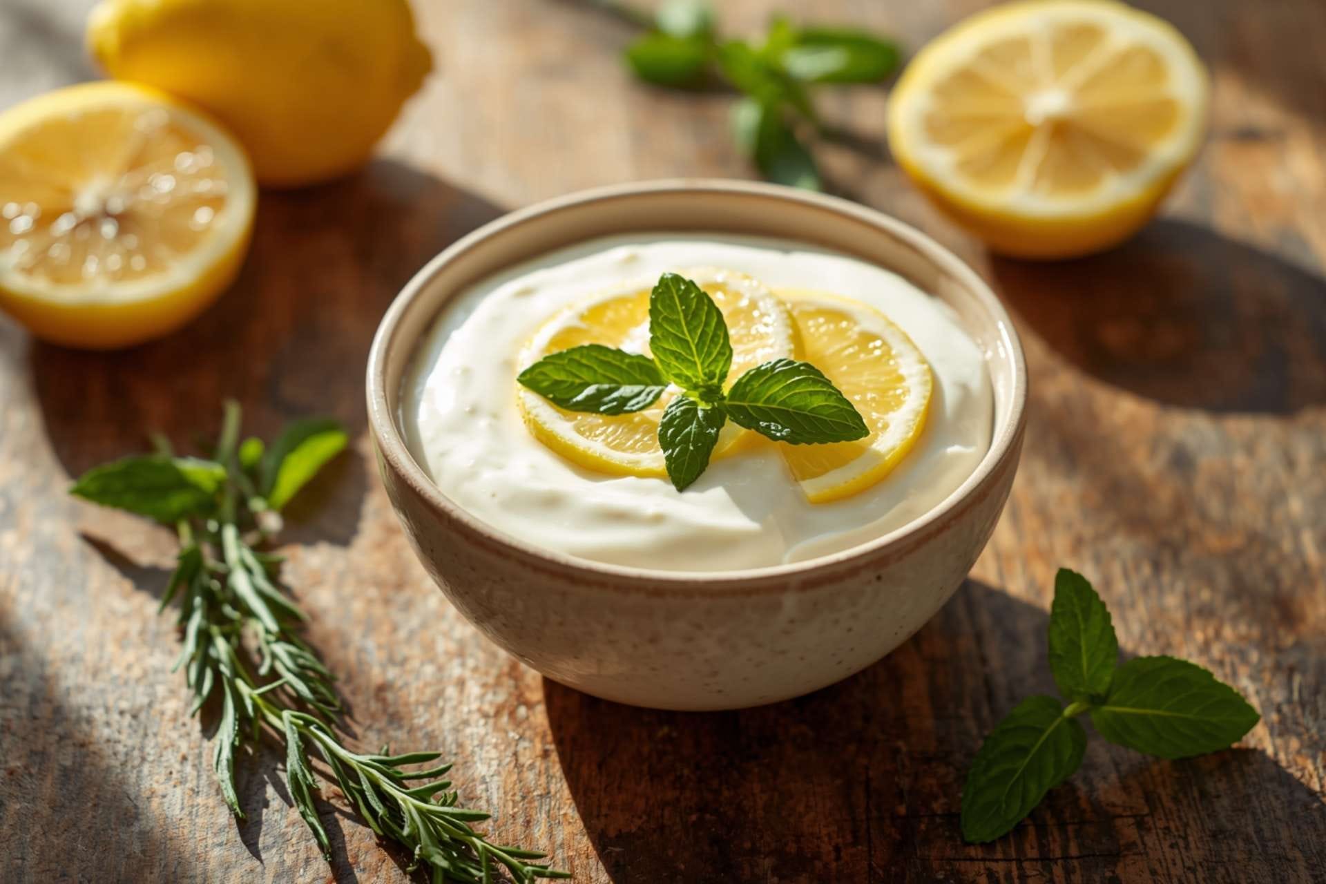 Lemon Vanilla Greek Yogurt Bowl