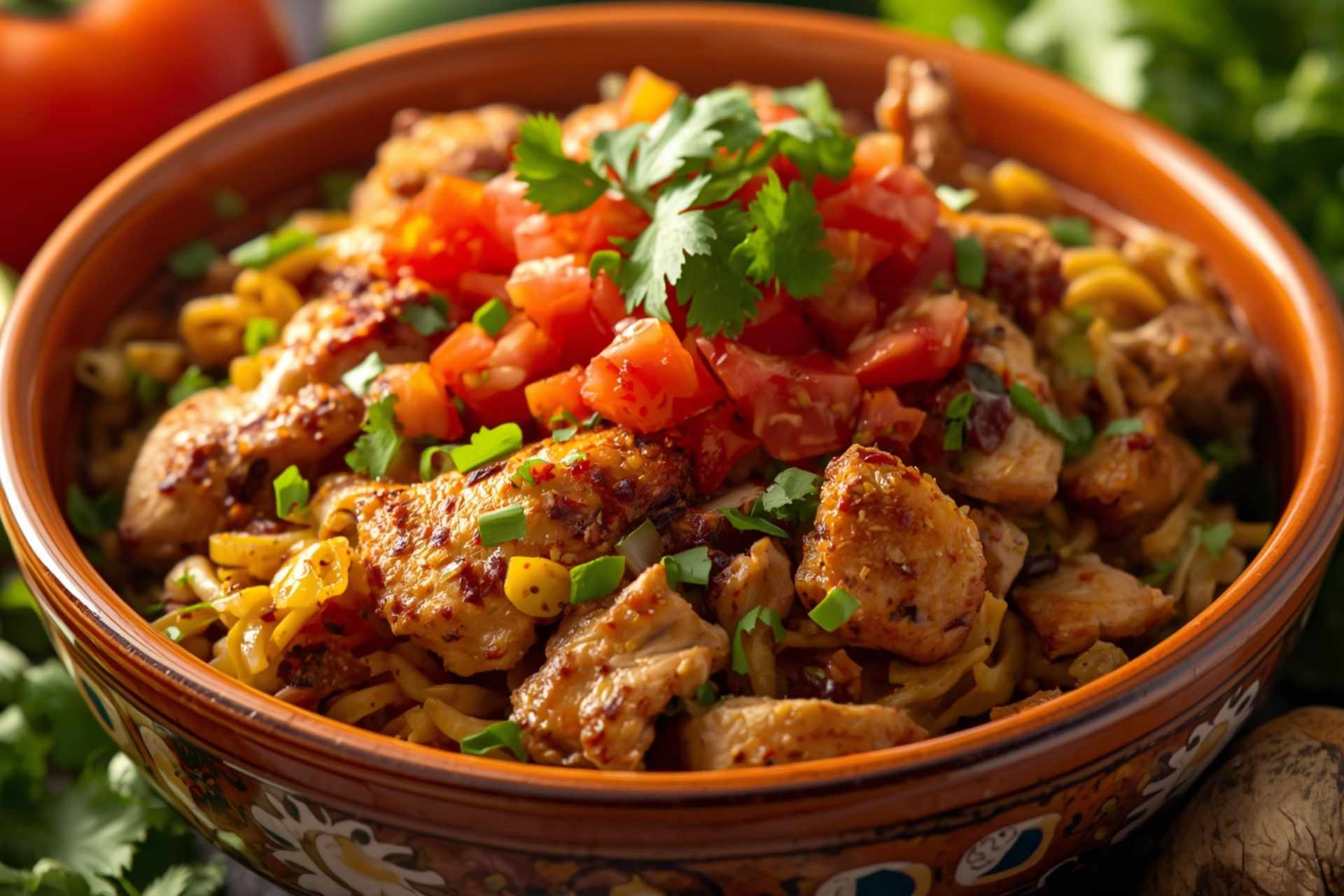 Low Carb Chicken Taco Bowls