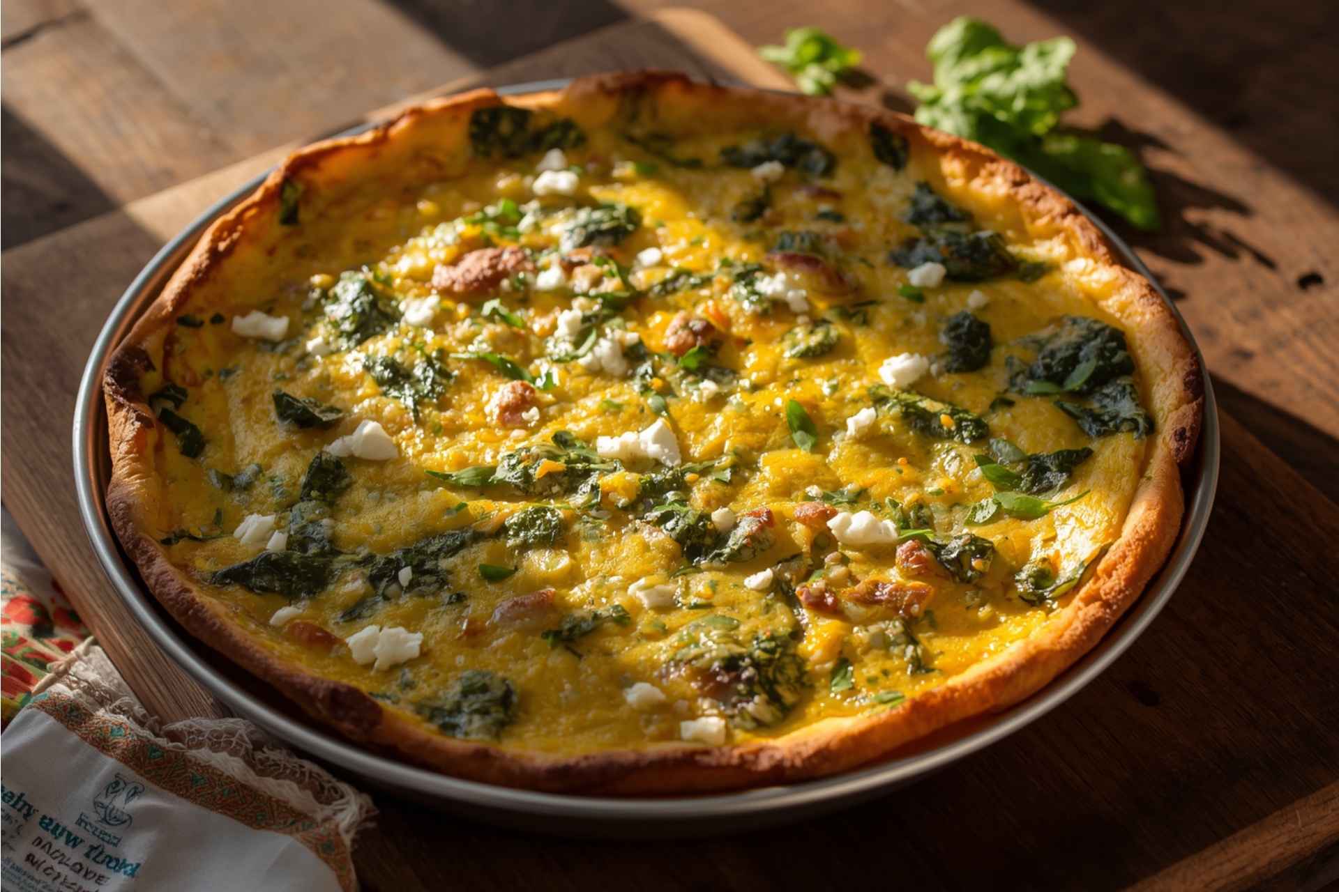 Spinach and Feta Frittata