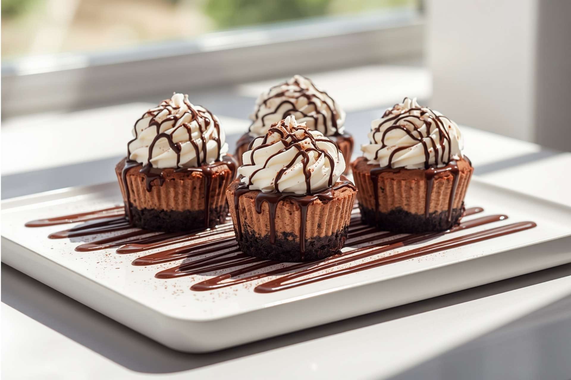 Triple Chocolate Celebration Cheesecake Cups