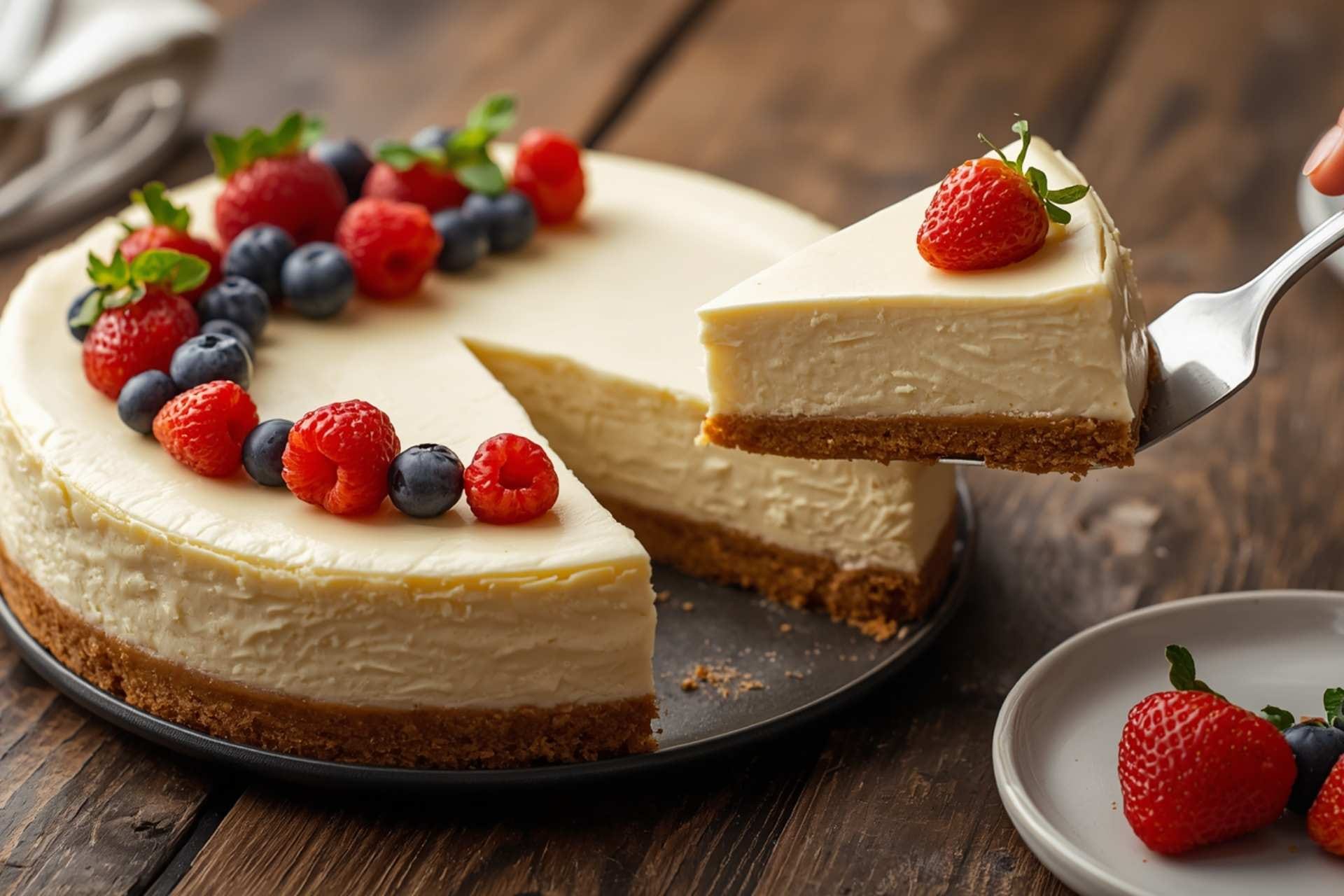 Vanilla Protein Cheesecake