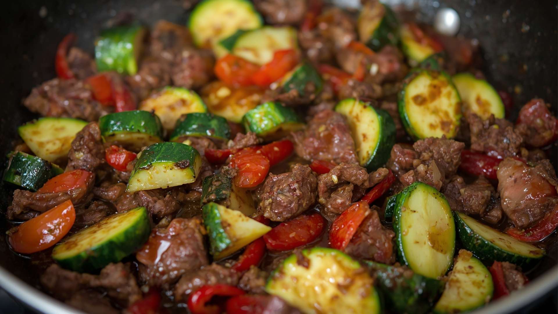 Beef Zucchini Stir-Fry