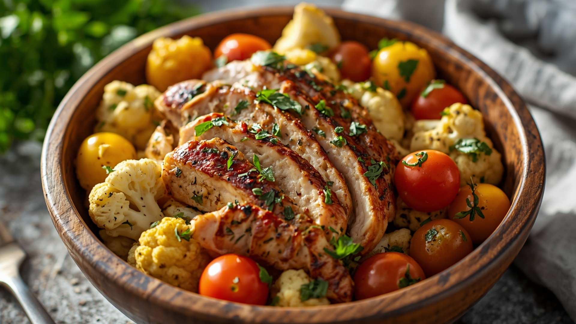 Chicken Cauliflower Bowl