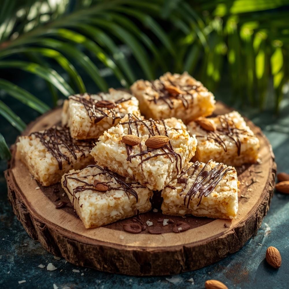 Coconut almond bars