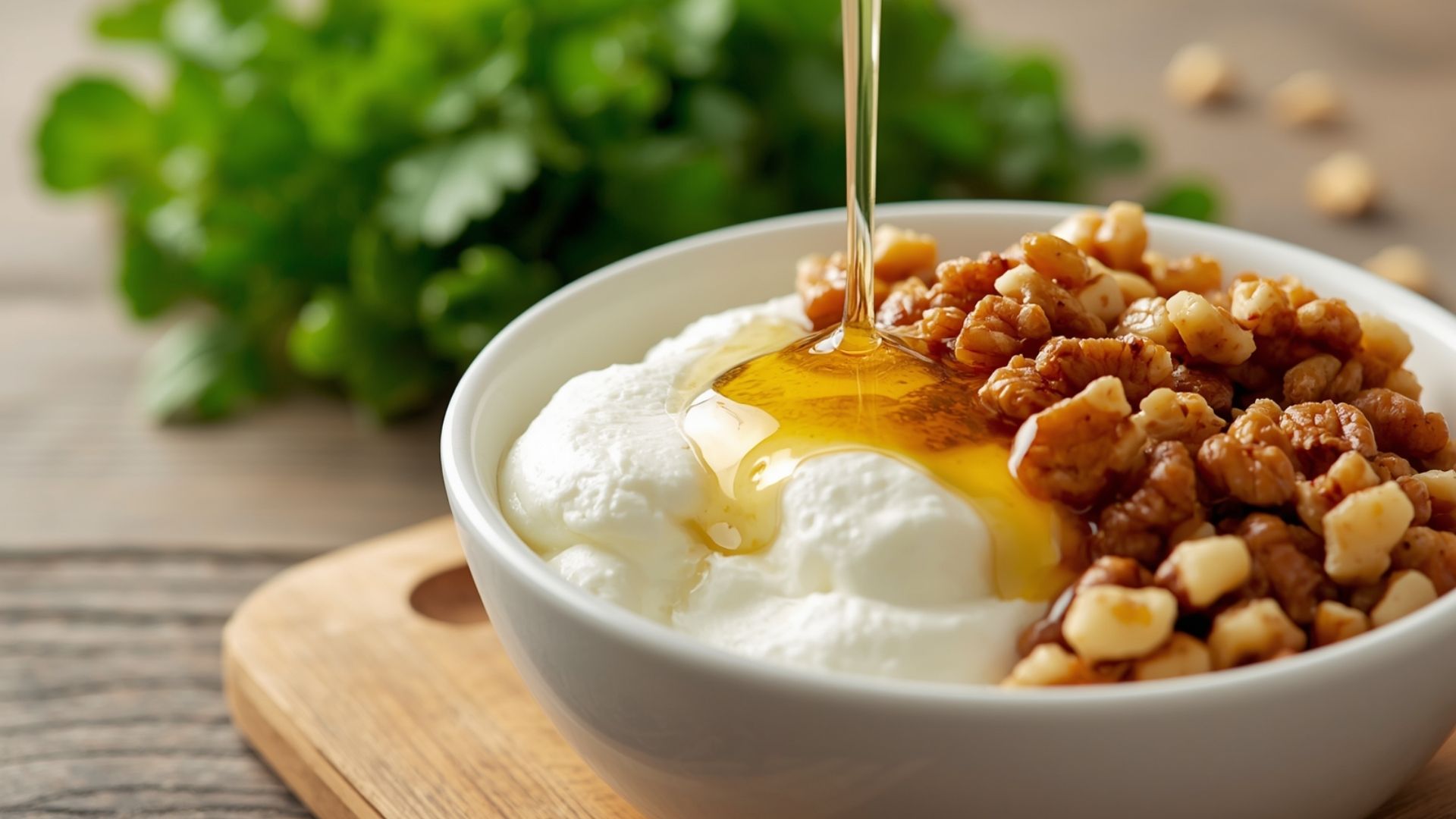 Greek Yogurt and Walnuts